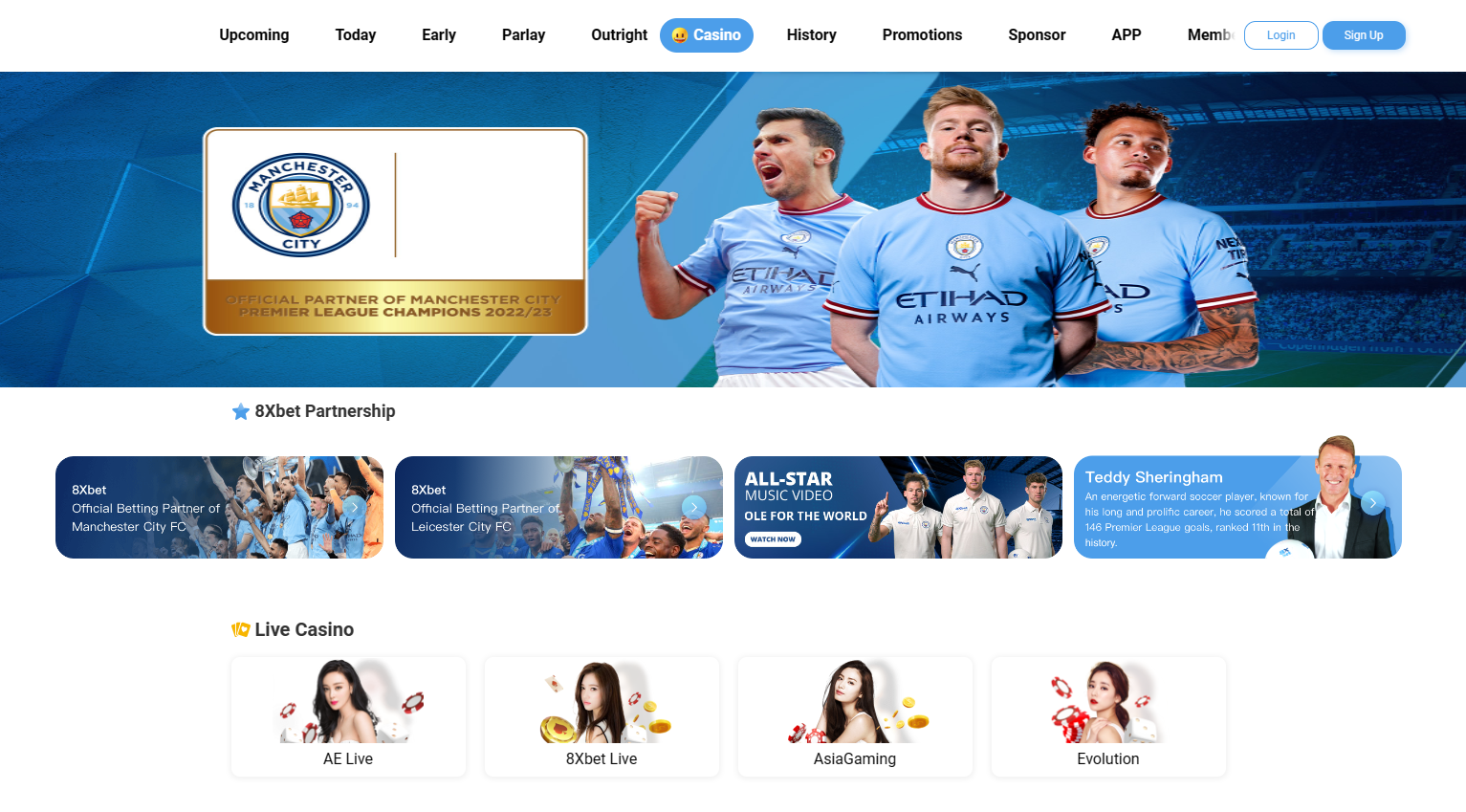 Sòng bạc trực tiếp với người chia bài thực sự tại 8xBet