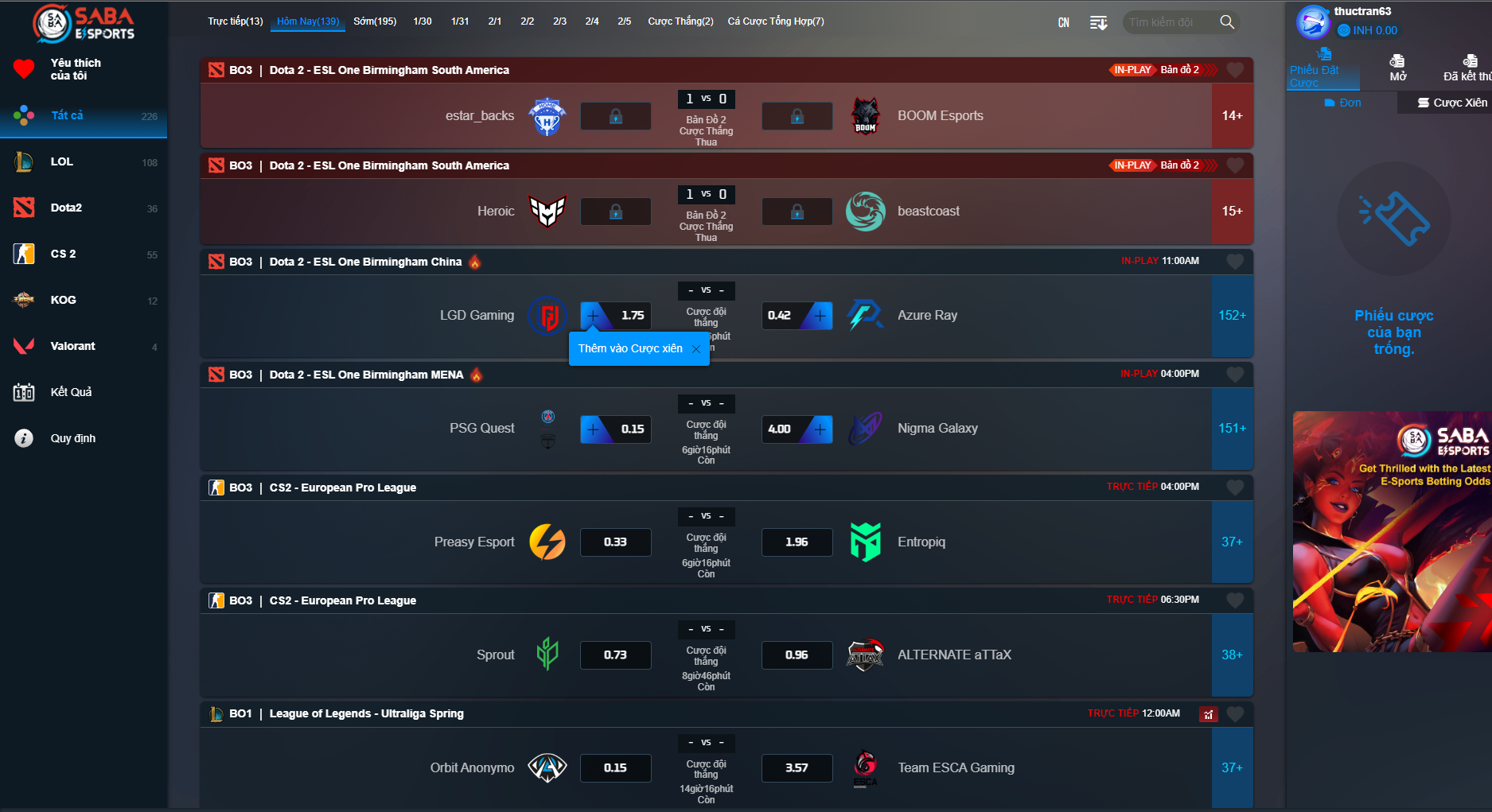 Cược game nhanh Bet V9